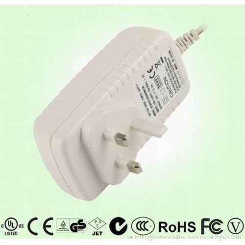 12v 2a Switching Power Adapter , 24watt Power Adapter Charger For Adsl